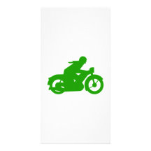 Altes Vintages Motorrad Photogrußkarten
