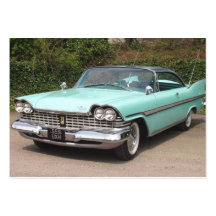 altes Wutbabyblau-Klassikerauto Visitenkartenvorlage