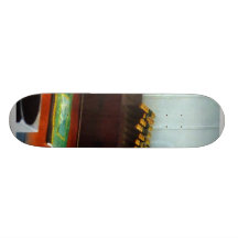 Altmodische Rechenmaschine Skateboarddeck