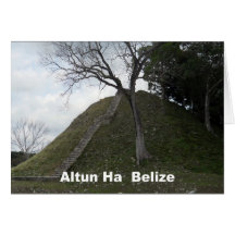 Altun ha, Belize Grußkarte