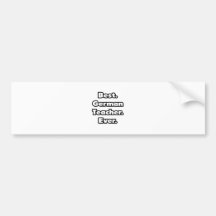 Am besten. Deutscher Lehrer. Überhaupt Auto Sticker