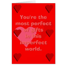 Am perfektesten von der Geschenk-Valentinsgruß-Kar
