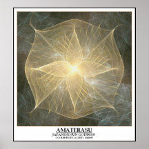 AMATERASU - JAPANISCHE SONNE-GÖTTIN PLAKATDRUCK