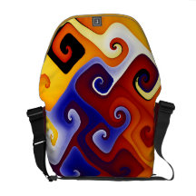 aMAZEing Kunst-Druck-Bote-Tasche Kurier Tasche