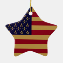 AMERICANAstern-KERAMIK-VERZIERUNG Weihnachtsbaum Ornamente