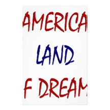 Amerika-Land von Träumen Druckpapier