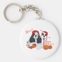 Amerikaner Cocker spaniel Halloween Schlüsselanhänger