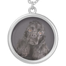 Amerikaner-Cocker spaniel-Halskette
