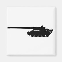 AMERIKANISCHE Armee M110A2 - Silhouette Kühlschrankmagnete