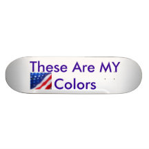 Amerikanische Flagge, diese sind MEINE Farben Individuelle Skateboarddecks