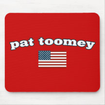Amerikanische Flagge Pats Toomey Mousepad