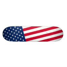 Amerikanische Flagge Personalisiertes Skateboard