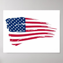 Amerikanische Flagge Plakate