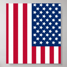 Amerikanische Flagge Posterdrucke