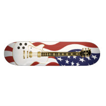 Amerikanische Ikonen-E-Gitarre Individuelle Skatedecks