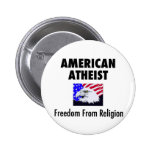 Amerikanischer Atheist Anstecknadelbuttons