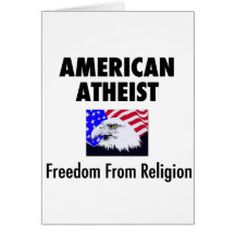 Amerikanischer Atheist Karte