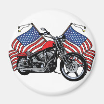 Amerikanischer Radfahrer Magnete