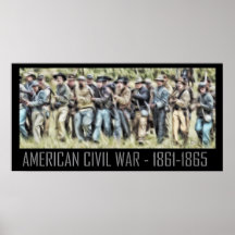 Amerikanisches ziviles Kriegs-Plakat - verbündeter