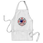 Amerikas Feuerwehrmann-Flaggen-Logo Schürzen