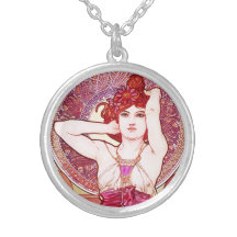 Amethyst-Halskette Alphonse Mucha