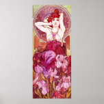 Amethyst-Plakat Alphonse Mucha