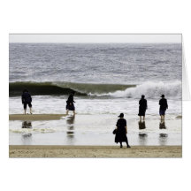 Amischer Strand-Tag Karten