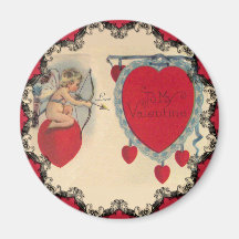 Amor-Valentinsgruß-Mitteilungs-Magnet Magnete