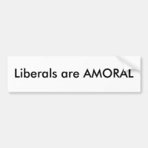 Amoralisch Autoaufkleber