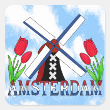Amsterdam-Aufkleber