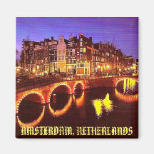 AMSTERDAM, DIE NIEDERLANDE KÜHLSCHRANKMAGNETE