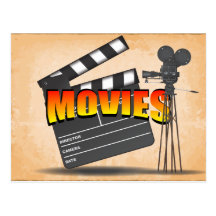 An den Filmen Vintag Postkarten