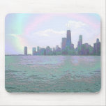 An Enamel View of the Chicago Skyline Mousepad