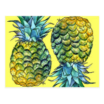 Ananas Postkarten