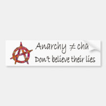 Anarchie tun nicht gemeines Chaos Autosticker
