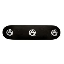 Anarchist, politische Flagge Kolumbiens Personalisiertes Skateboard