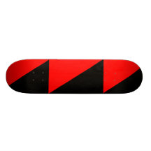 Anarchist, politische Flagge Kolumbiens Personalisiertes Skateboard