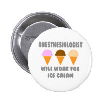 Anästhesiologe… arbeitet für Eiscreme Button