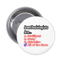 Anästhesiologe-Quiz-… Witz Buttons