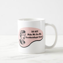Anästhesiologe-Stimme Tee Tasse