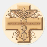 AnästhesiologeCaduceus Aufkleber