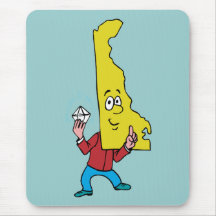 Andenken Delawares DE Vintage Travel Mousepad