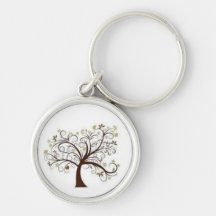 Andenken keychain - extravaganter Baum Schlüsselbänder