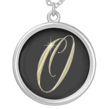 Anfangshalsketten-Sterlingsilber des Monogramm-Buc