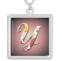Anfangsy-Monogramm-Halskette