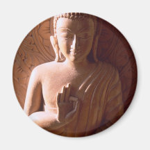 Angebot stellte Buddha gegenüber Kühlschrankmagnet
