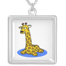 Angefülltes Girraffe Halskette