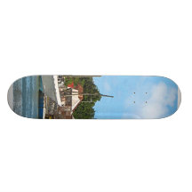 Angekoppeltes Boots-Antigua-Skateboard Individuelle Skatedecks