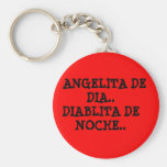 ANGELITA DE DIA.DIABLITA DE NOCHE. SCHLÜSSELBÄNDER