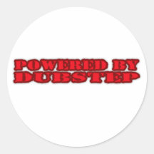 ANGETRIEBEN DURCH DUBSTEP AUFKLEBER